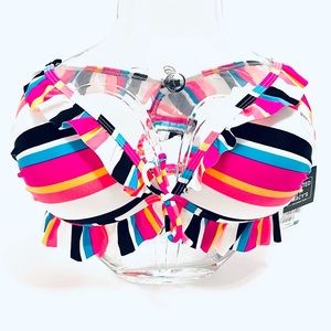 California Swim Waves Push-Up Top